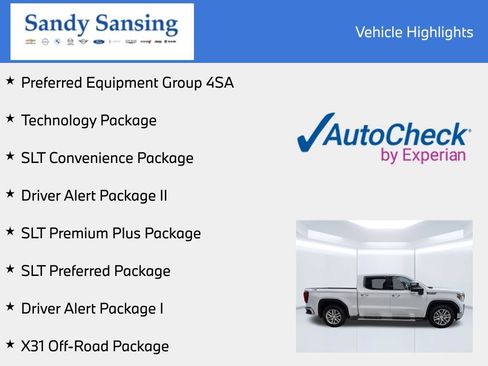 Used 2021 GMC Sierra 1500 SLT w/ SLT Premium Plus Package AWD/4WD image 7