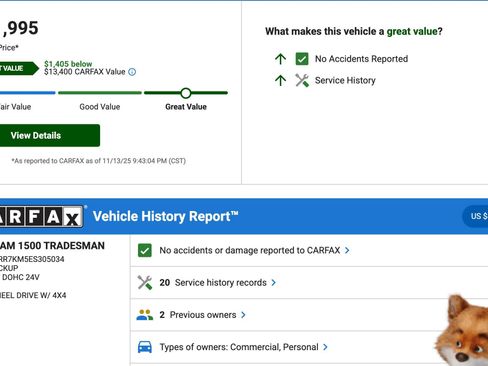 Used 2014 RAM 1500 Tradesman w/ Popular Equipment Group image 2