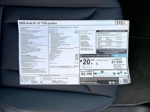 New 2026 Audi Q7 3.0T Premium Plus image 14