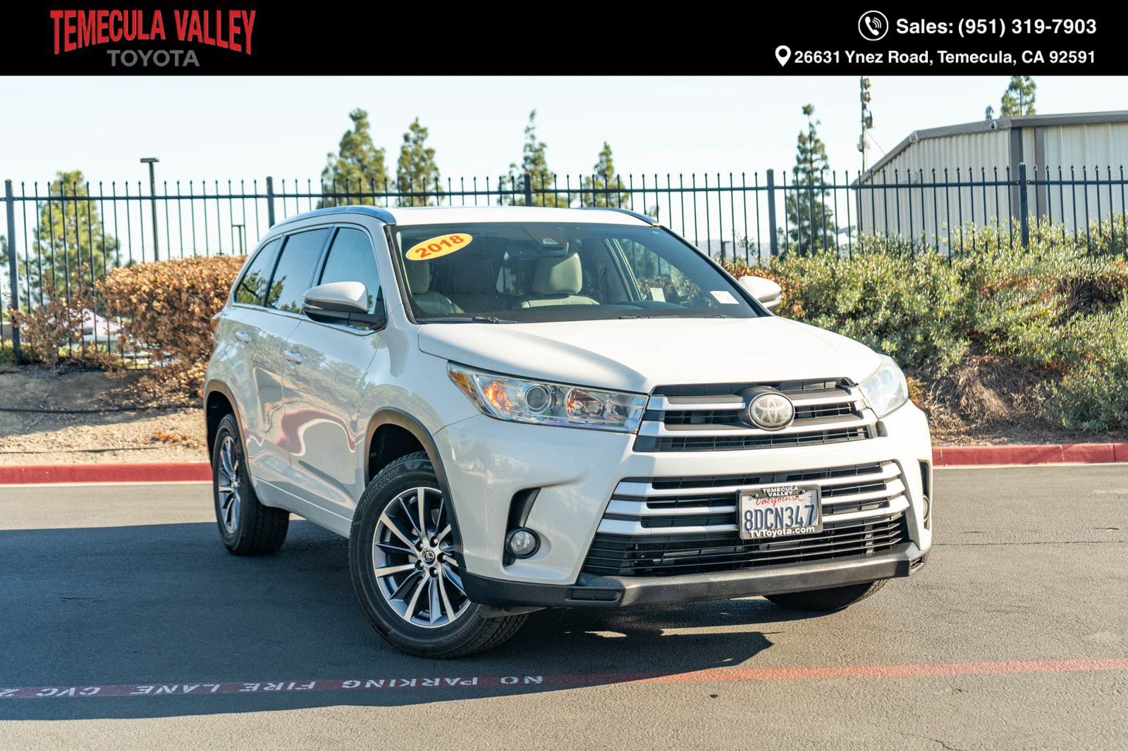 Used 2018 Toyota Highlander XLE FWD image 1