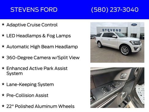 Used 2018 Ford Expedition Max Limited w/ Equipment Group 302A AWD/4WD image 18