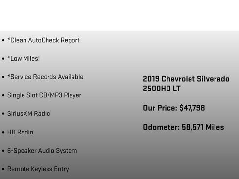 Used 2019 Chevrolet Silverado 2500 LT w/ Snow Plow Prep Package AWD/4WD image 30
