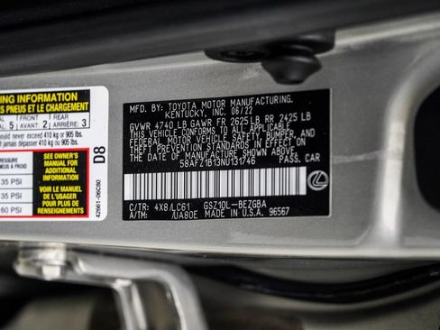 Used 2022 Lexus ES 350 Ultra Luxury w/ Accessory Package 2 FWD image 44