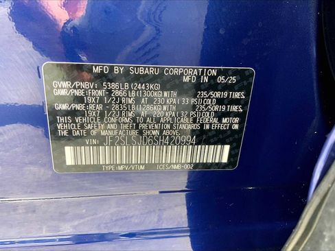 Certified 2025 Subaru Forester Sport AWD/4WD image 34