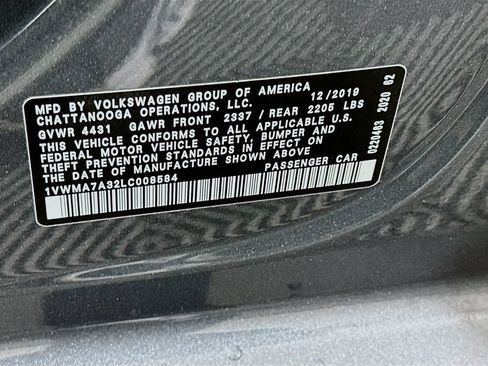 Used 2020 Volkswagen Passat 2.0T R-Line FWD image 32