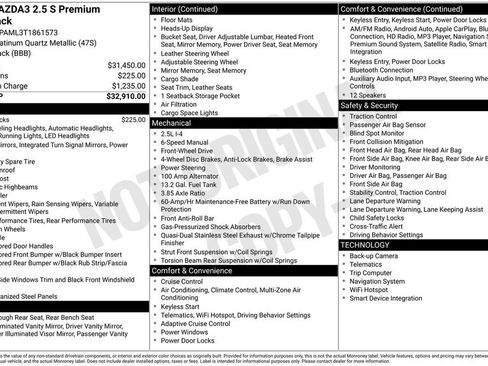 New 2026 MAZDA MAZDA3 2.5 S Hatchback w/ Premium Pkg image 11