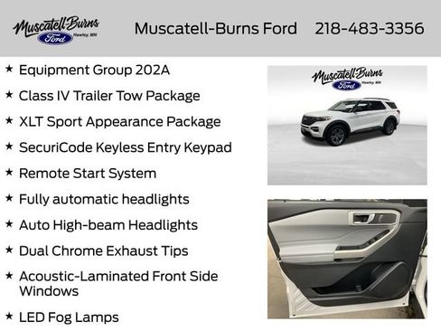 Used 2023 Ford Explorer XLT w/ Equipment Group 202A AWD/4WD image 7