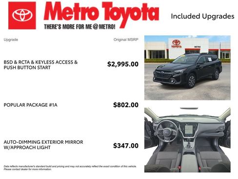Used 2025 Subaru Outback Premium w/ Popular Package #1A AWD/4WD image 4