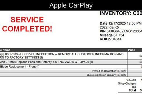 Used 2022 Kia K5 GT-Line w/ GT-Line FWD Premium Package image 9