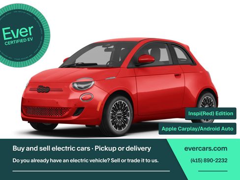 Used 2024 FIAT 500 e (RED) FWD image 1