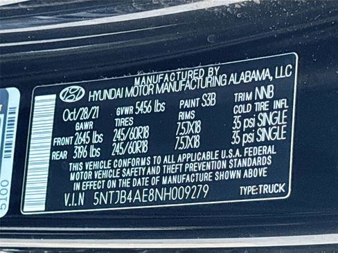 Used 2022 Hyundai Santa Cruz SEL FWD image 30