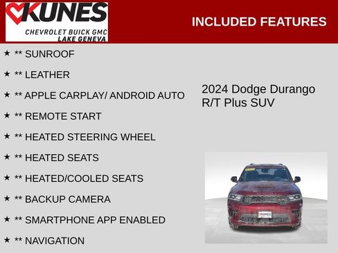 Used 2024 Dodge Durango R/T AWD/4WD image 2