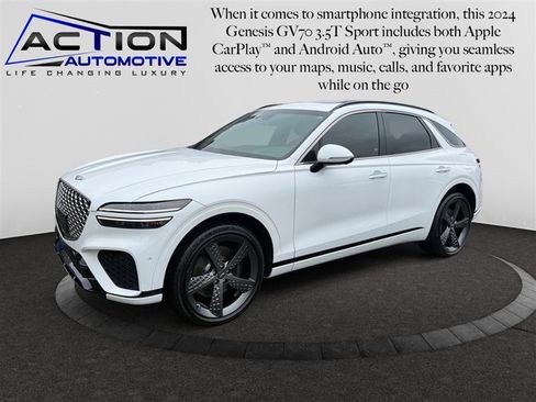 Used 2024 Genesis GV70 3.5T Sport w/ Sport Prestige Package AWD/4WD image 4