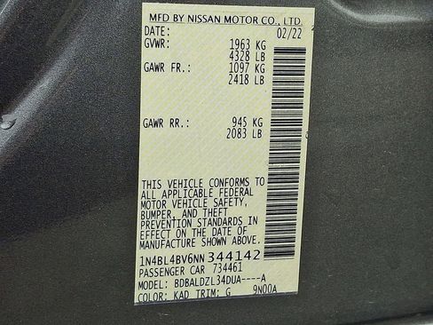 Certified 2022 Nissan Altima 2.5 S image 26