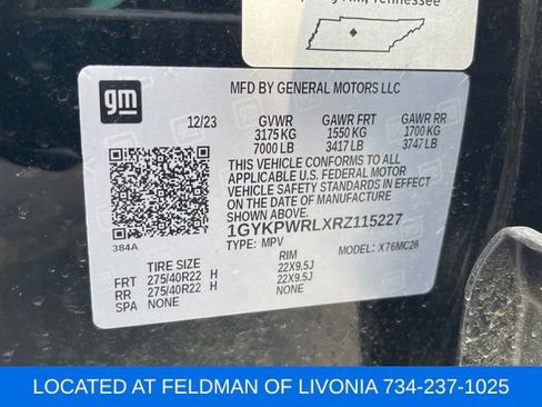 Used 2024 Cadillac Lyriq Sport w/ Nappa Leather Package image 10