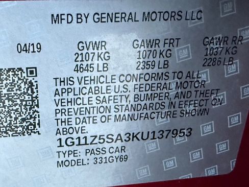 Used 2019 Chevrolet Impala LT FWD image 24