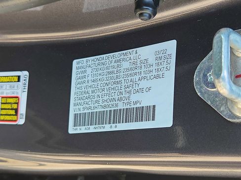 Certified 2022 Honda Odyssey EX-L image 26