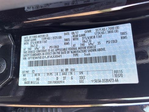Certified 2018 Ford F150 Lariat w/ Equipment Group 502A Luxury AWD/4WD image 21