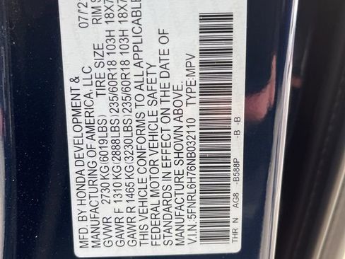 Used 2022 Honda Odyssey EX-L image 10