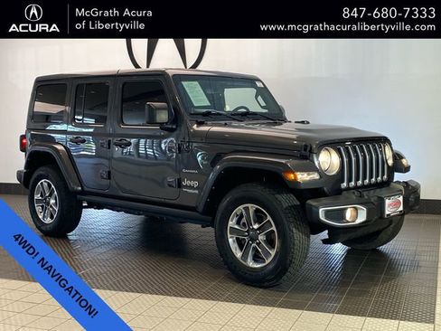 Used 2022 Jeep Wrangler Unlimited Sahara w/ Cold Weather Group AWD/4WD image 1