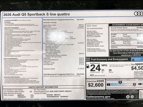 New 2026 Audi Q5 Premium Plus image 16