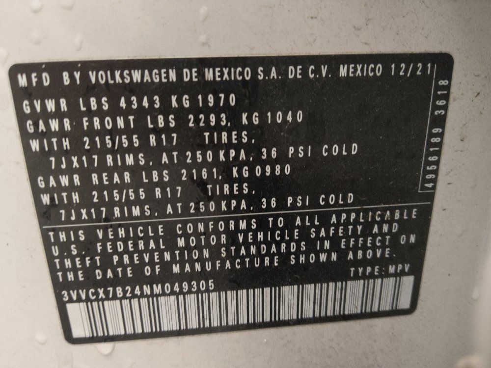 Used 2022 Volkswagen Taos S FWD image 33