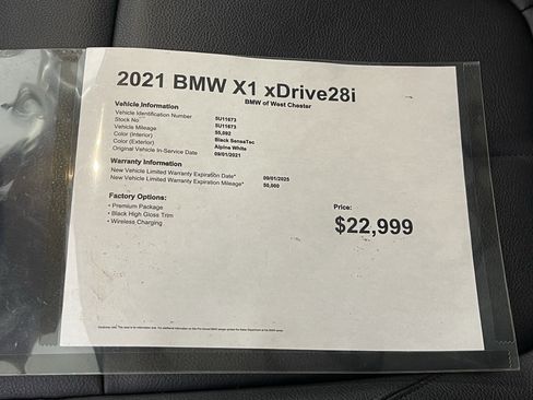 Used 2021 BMW X1 xDrive28i w/ Premium Package image 18