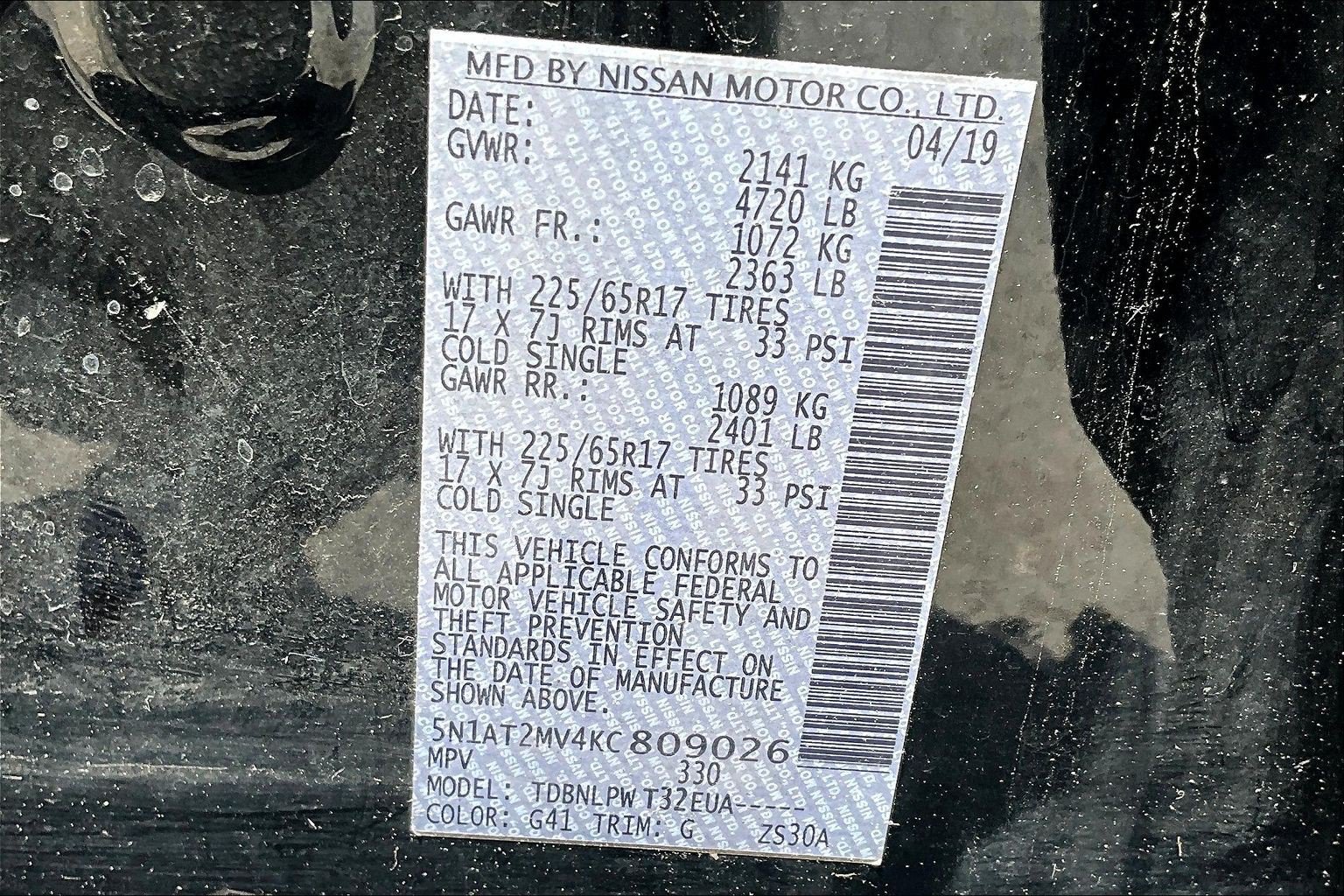 Used 2019 Nissan Rogue S AWD/4WD image 19