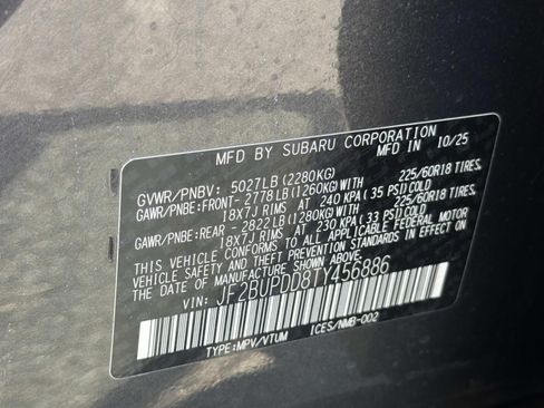 Certified 2026 Subaru Outback Limited AWD/4WD image 36