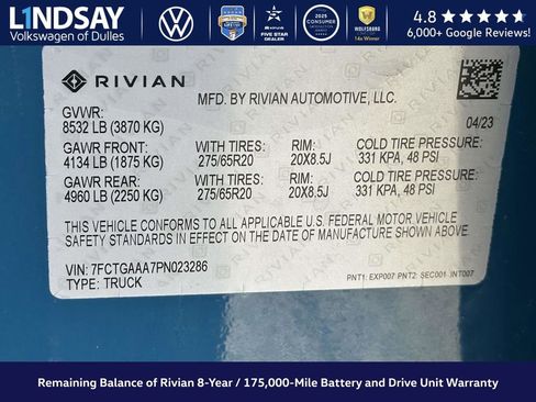 Used 2023 Rivian R1T Adventure image 26