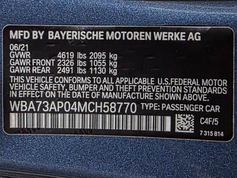 Used 2021 BMW 430i xDrive Coupe w/ M Sport Package image 37