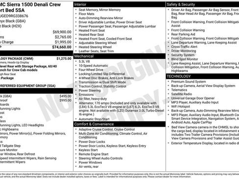 Used 2024 GMC Sierra 1500 Denali w/ Technology Package AWD/4WD image 42
