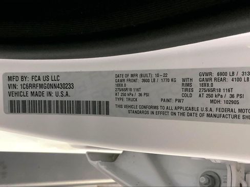 Used 2022 RAM 1500 Big Horn w/ Trailer Tow Group AWD/4WD image 30