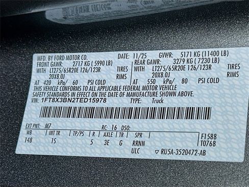 New 2026 Ford F350 XL w/ STX Appearance Package image 17