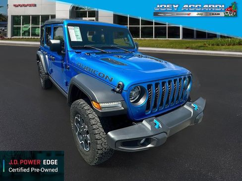 Used 2022 Jeep Wrangler Unlimited Rubicon 4xe w/ Safety Group image 1