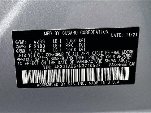 Certified 2022 Subaru Impreza 2.0i image 37
