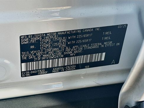 Used 2025 Toyota RAV4 LE AWD/4WD image 12