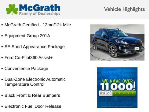 Used 2021 Ford Escape SE w/ SE Sport Appearance Package image 5