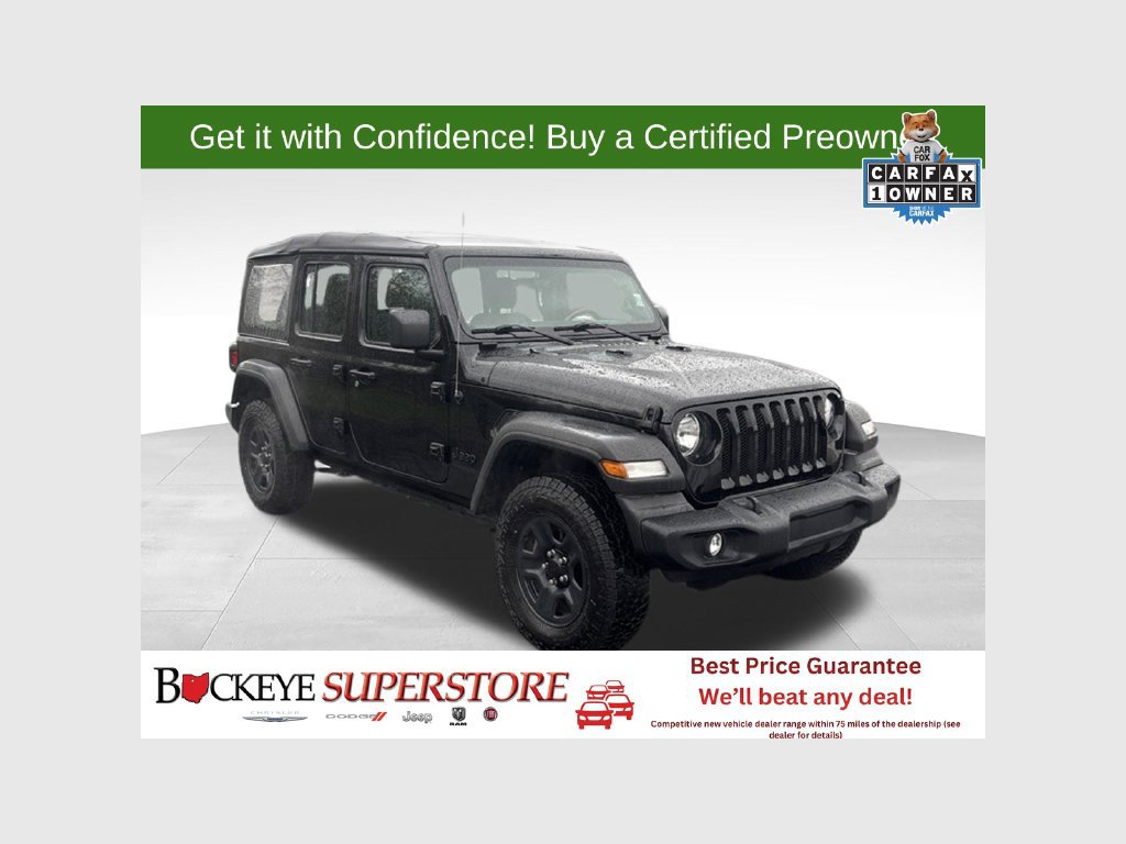 Used 2022 Jeep Wrangler Unlimited Sport AWD/4WD 360° Tour