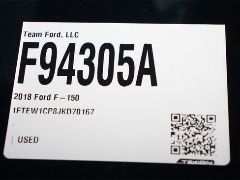 Certified 2018 Ford F150 XL w/ Equipment Group 101A Mid image 30