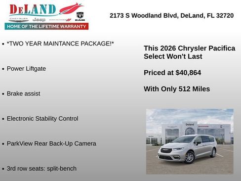 New 2026 Chrysler Pacifica Select FWD image 6