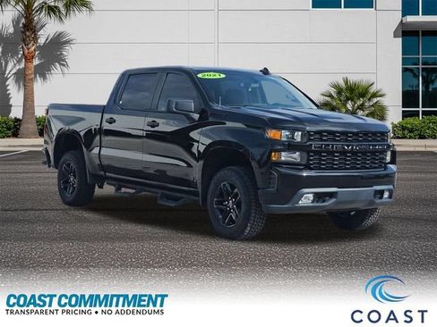 Used 2021 Chevrolet Silverado 1500 Custom Trail Boss AWD/4WD image 3