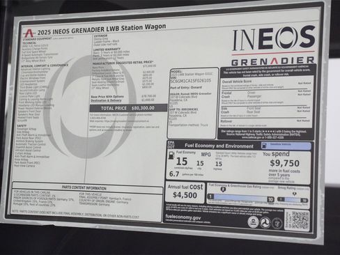 New 2025 INEOS Grenadier image 23