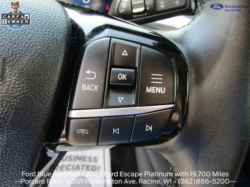 Certified 2025 Ford Escape Platinum AWD/4WD image 31