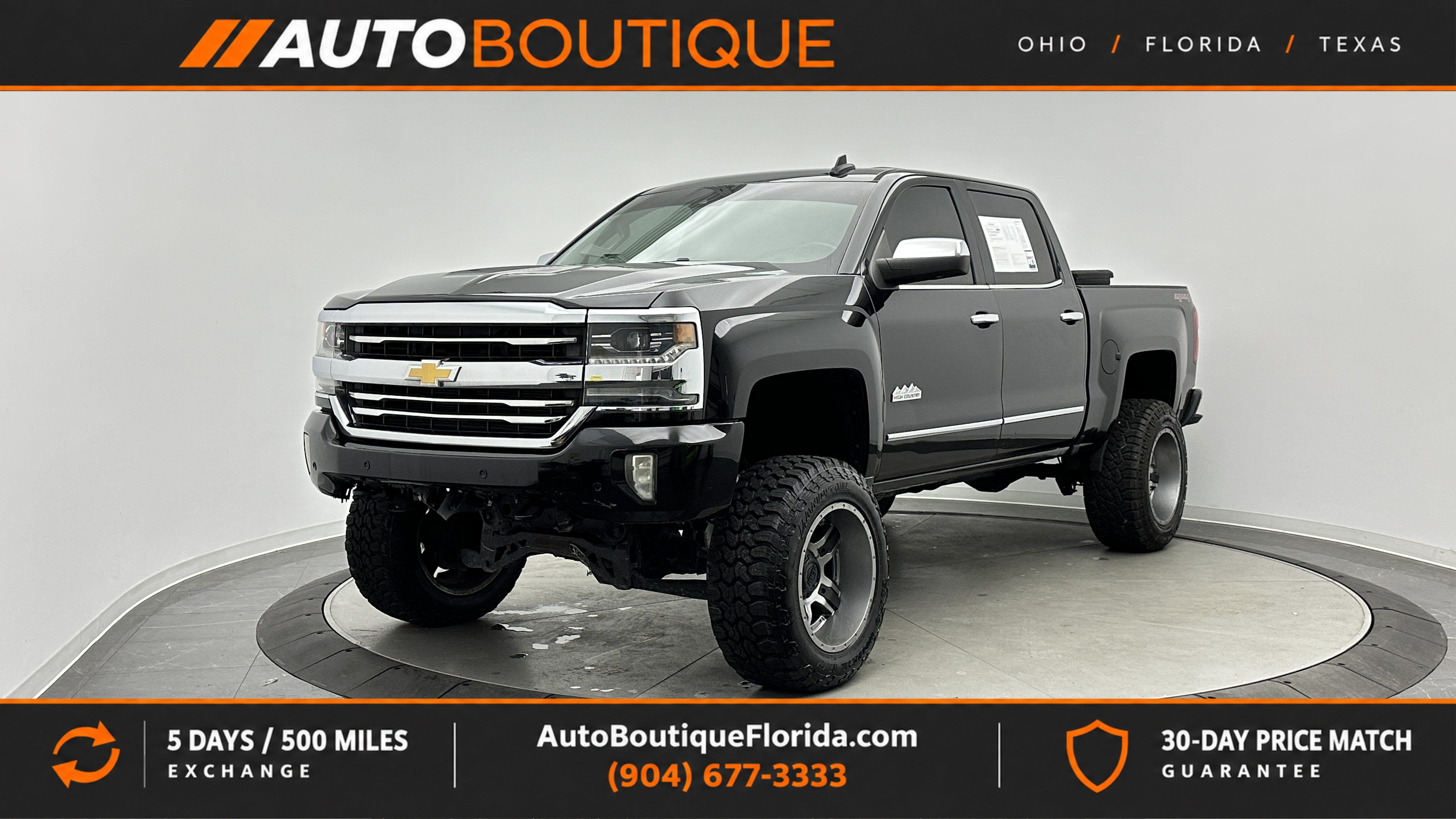 Used 2017 Chevrolet Silverado 1500 High Country AWD/4WD image 1