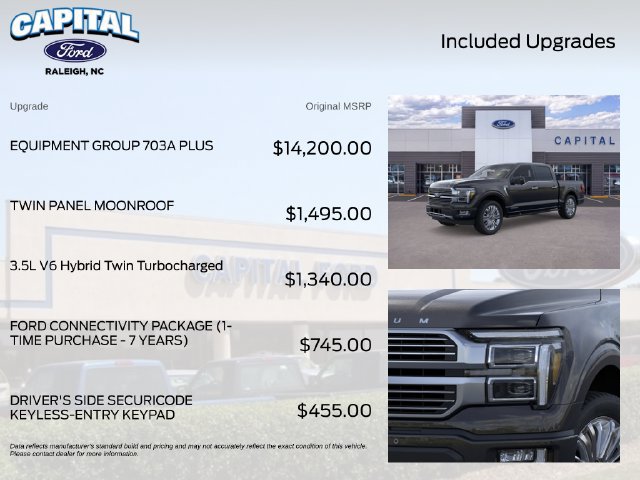 New 2026 Ford F150 Platinum w/ Equipment Group 703A Plus AWD/4WD image 5