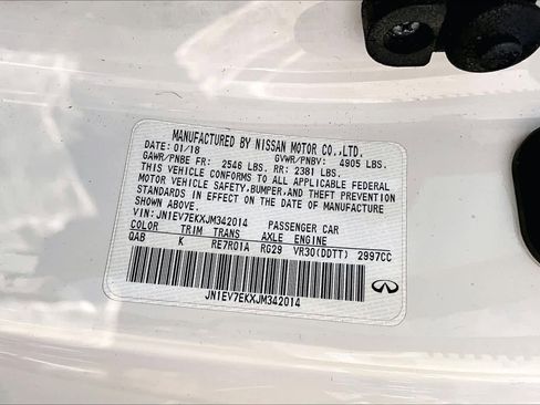 Used 2018 INFINITI Q60 3.0t Luxe w/ Sensory Package 3.0T Luxe image 33