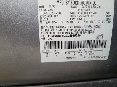 Used 2020 Ford Explorer Limited AWD/4WD image 33