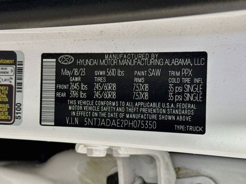 Used 2023 Hyundai Santa Cruz SE AWD/4WD image 28