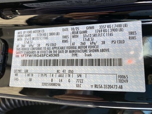 New 2025 Ford F150 Raptor image 55